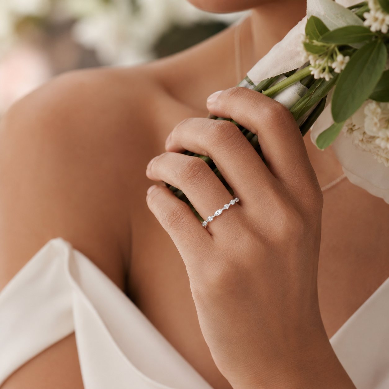 Regal Half Pavé Band