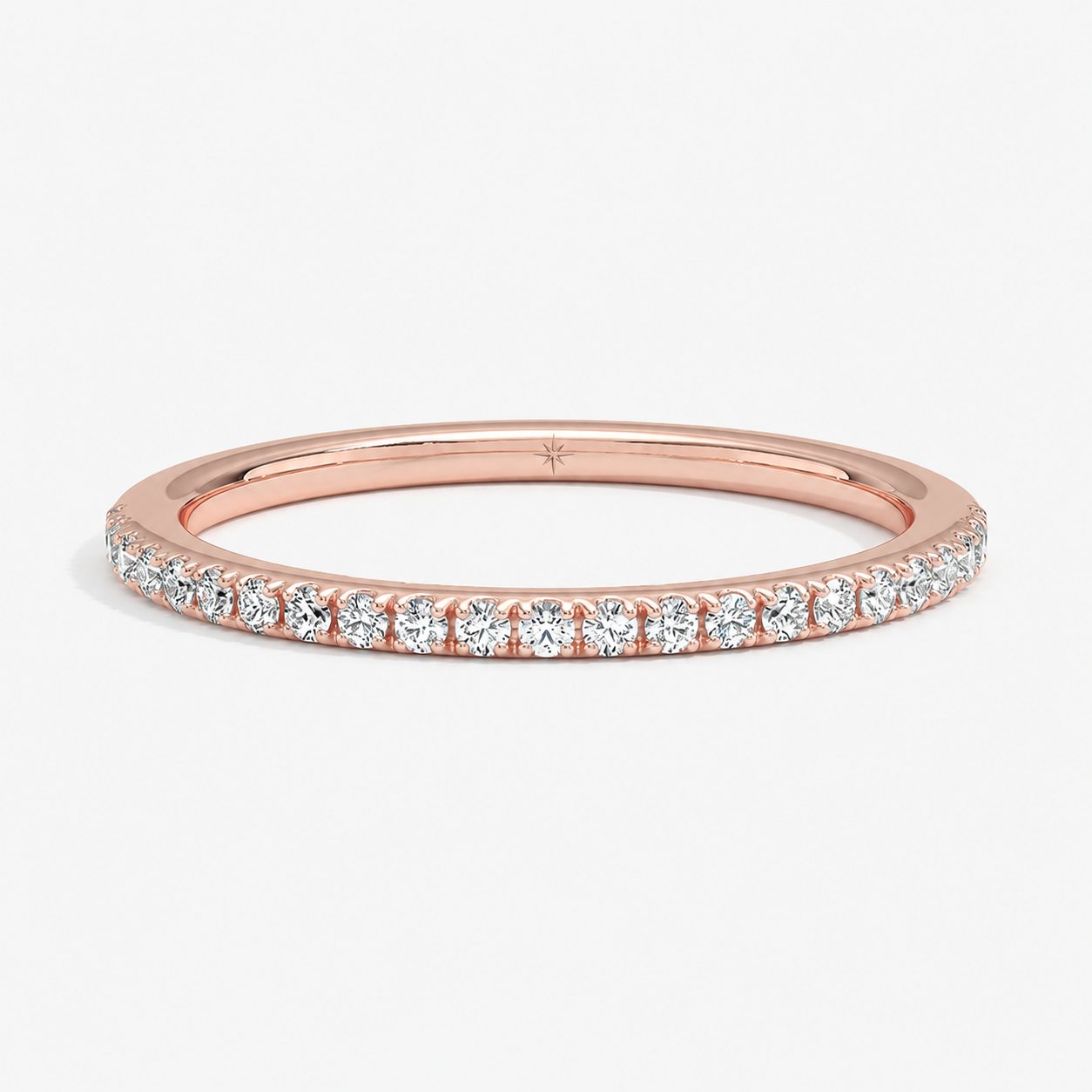 Arc Half Pavé Band