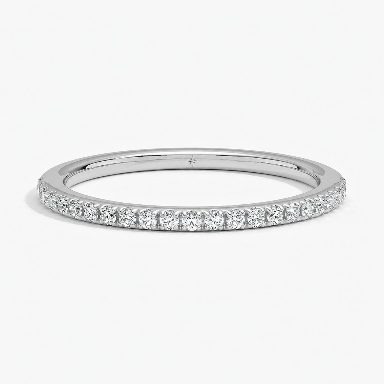 Arc Half Pavé Band