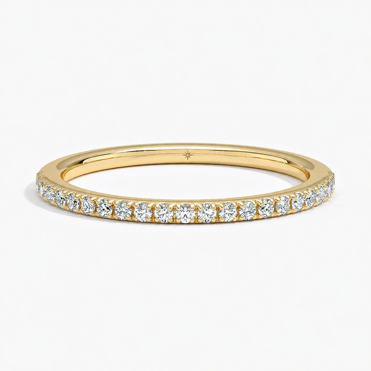 Arc Half Pavé Band