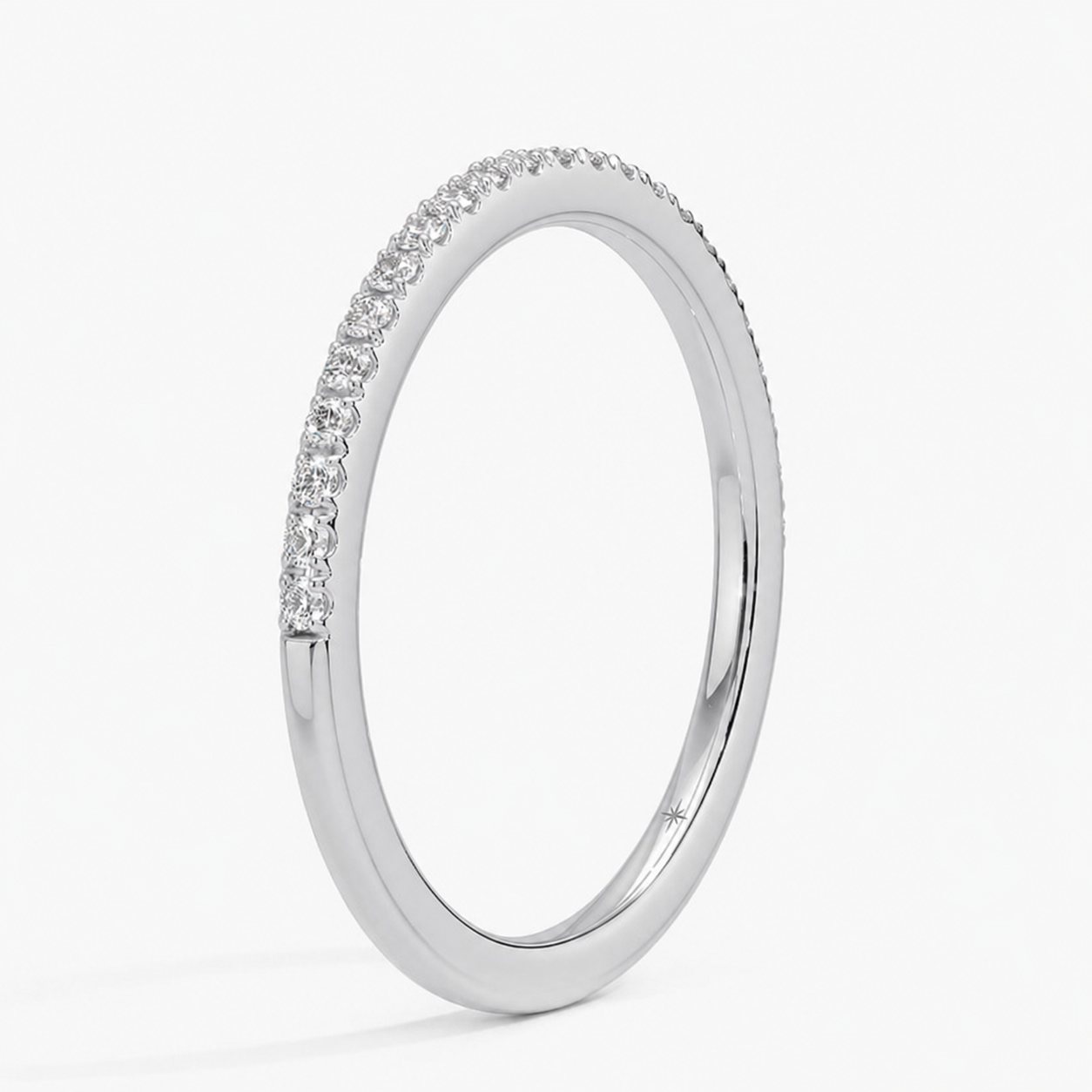 Arc Half Pavé Band
