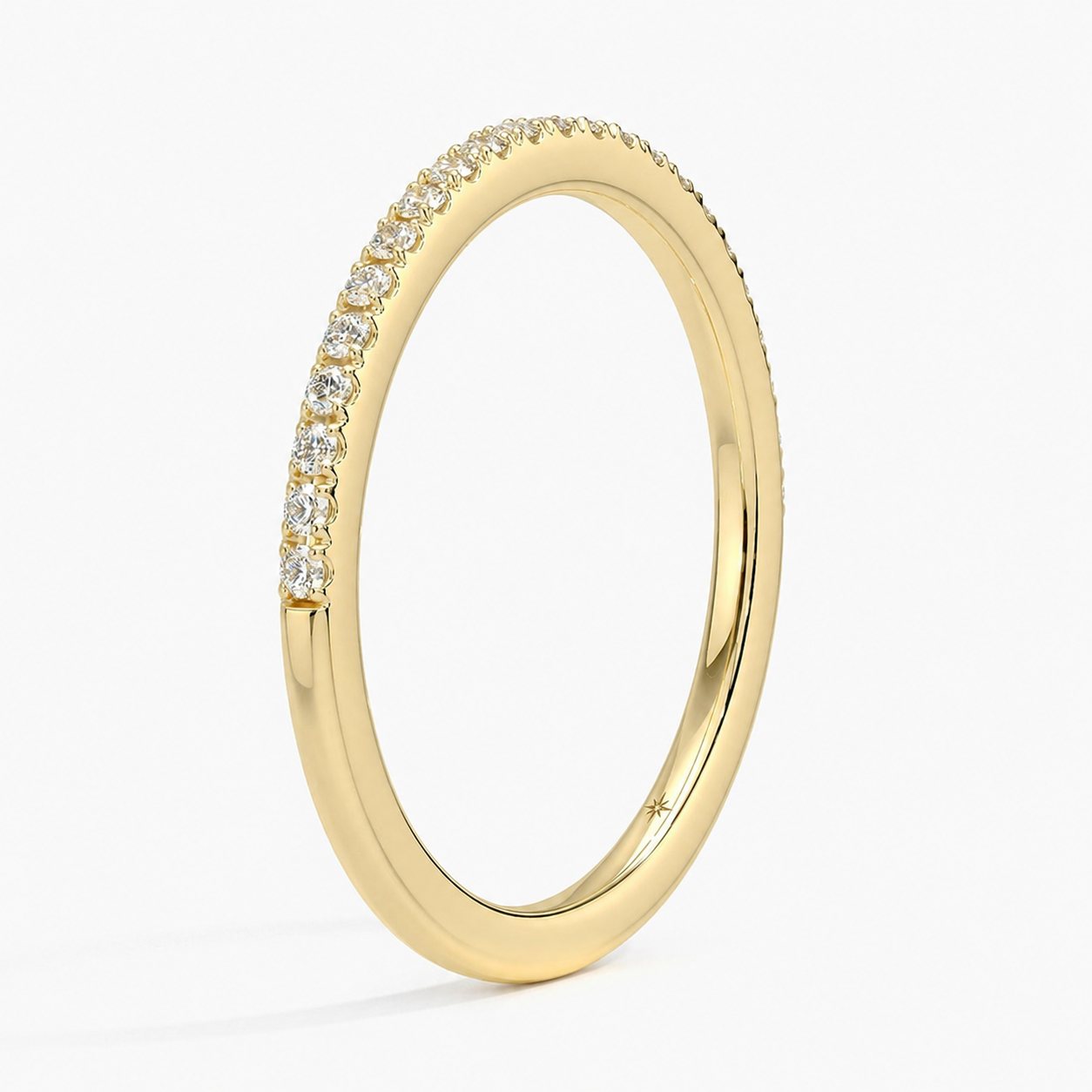 Arc Half Pavé Band