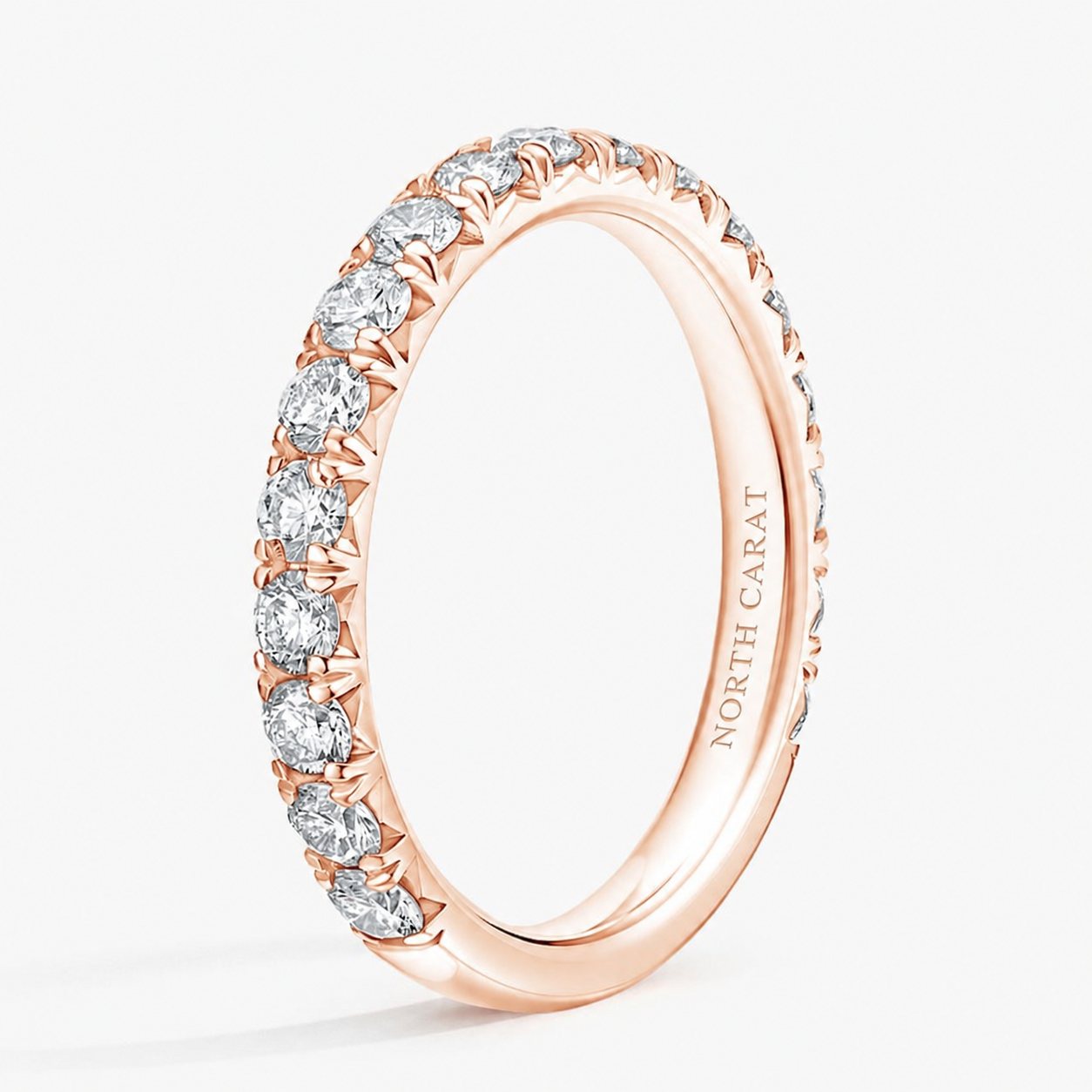 Three Quarter Pavé Diamond Band