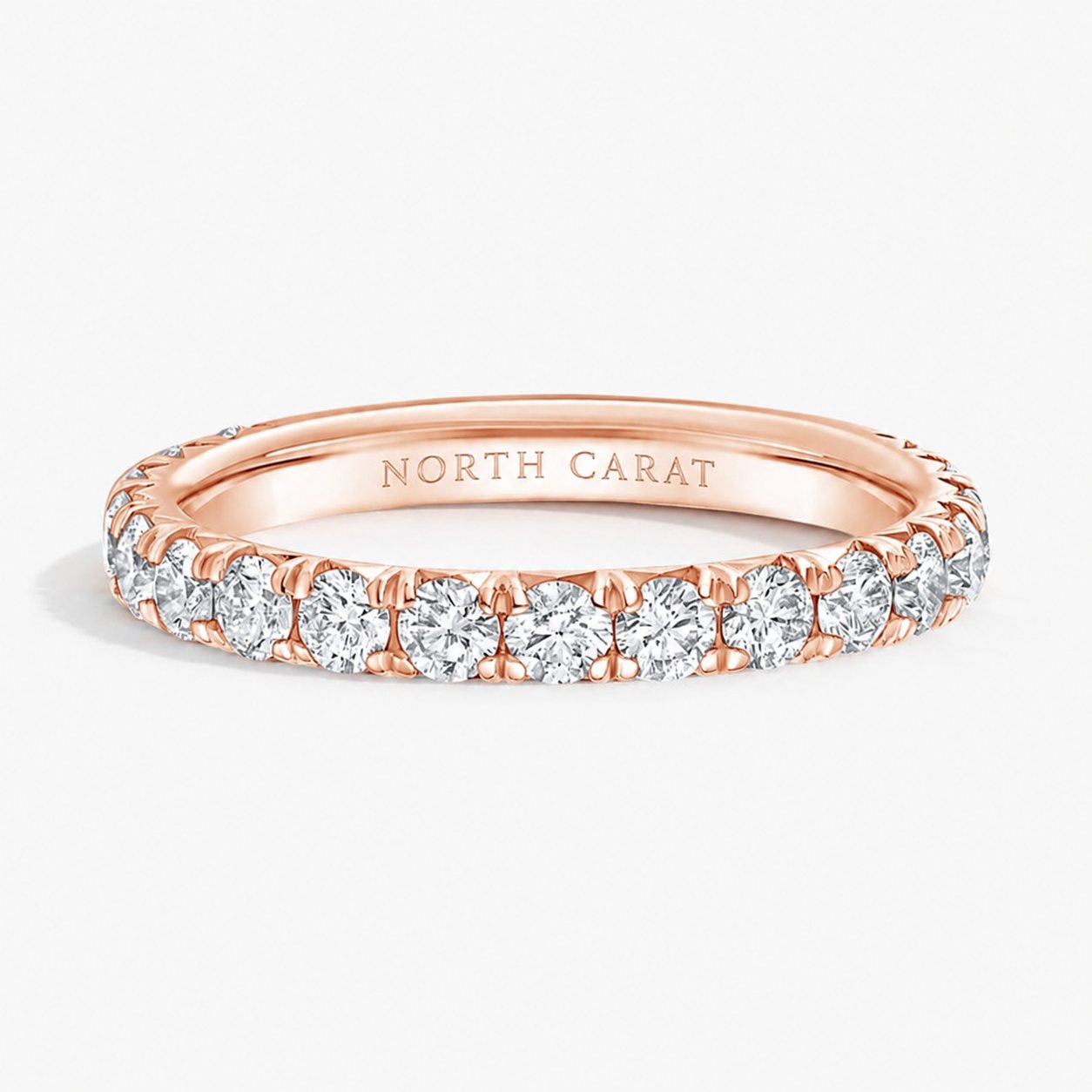 Three Quarter Pavé Diamond Band