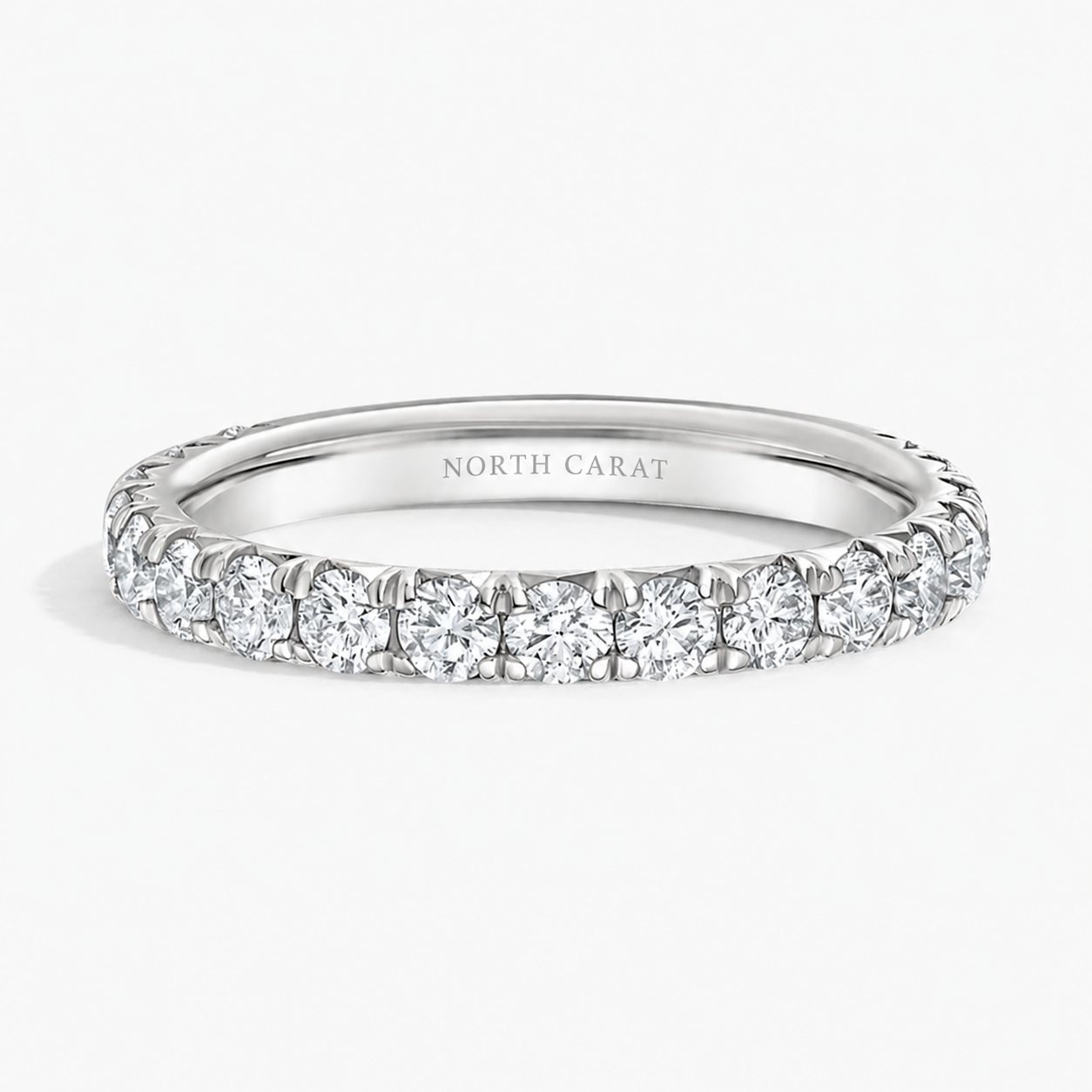 Three Quarter Pavé Diamond Band