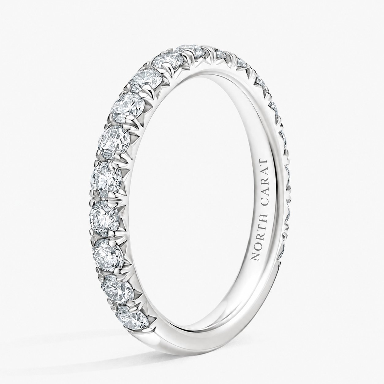 Three Quarter Pavé Diamond Band