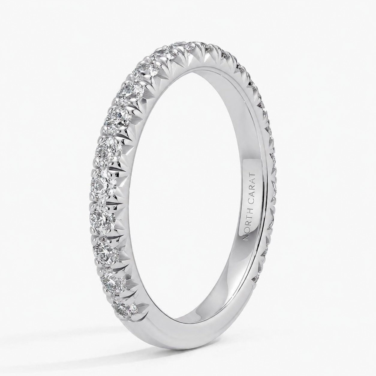 Three Quarter Pavé Diamond Band