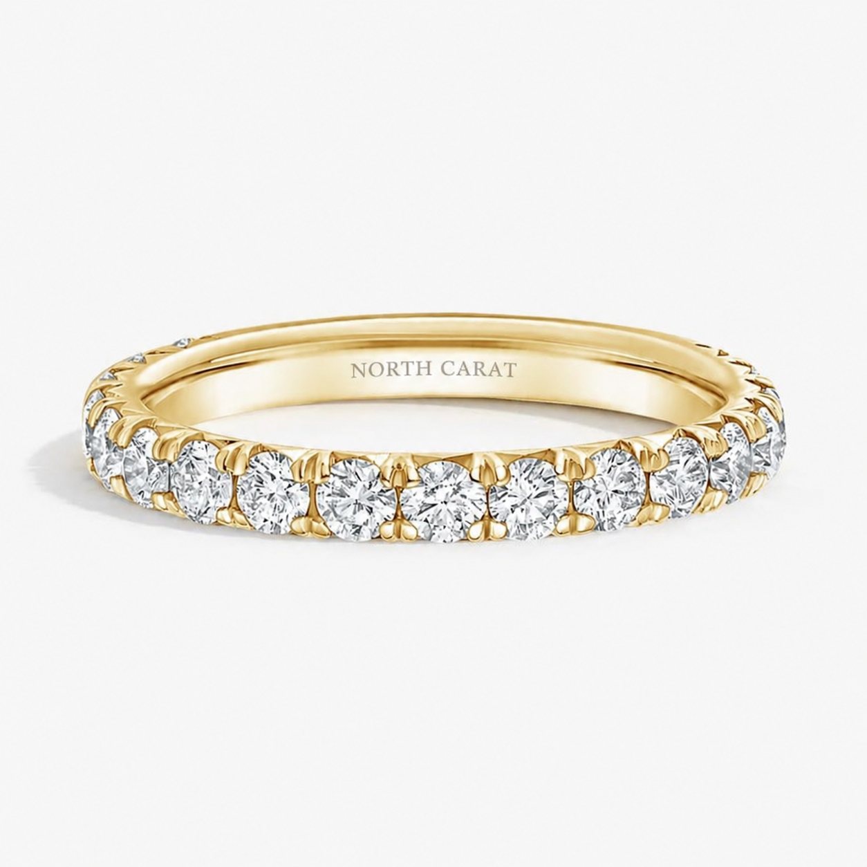 Three Quarter Pavé Diamond Band