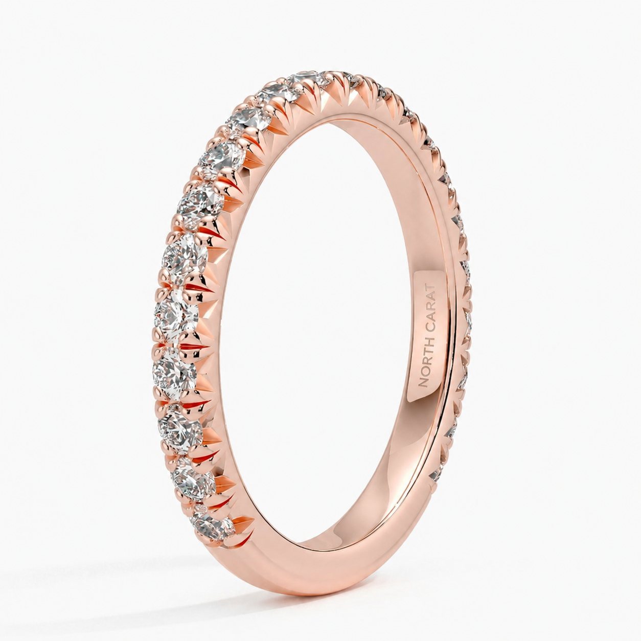 Three Quarter Pavé Diamond Band