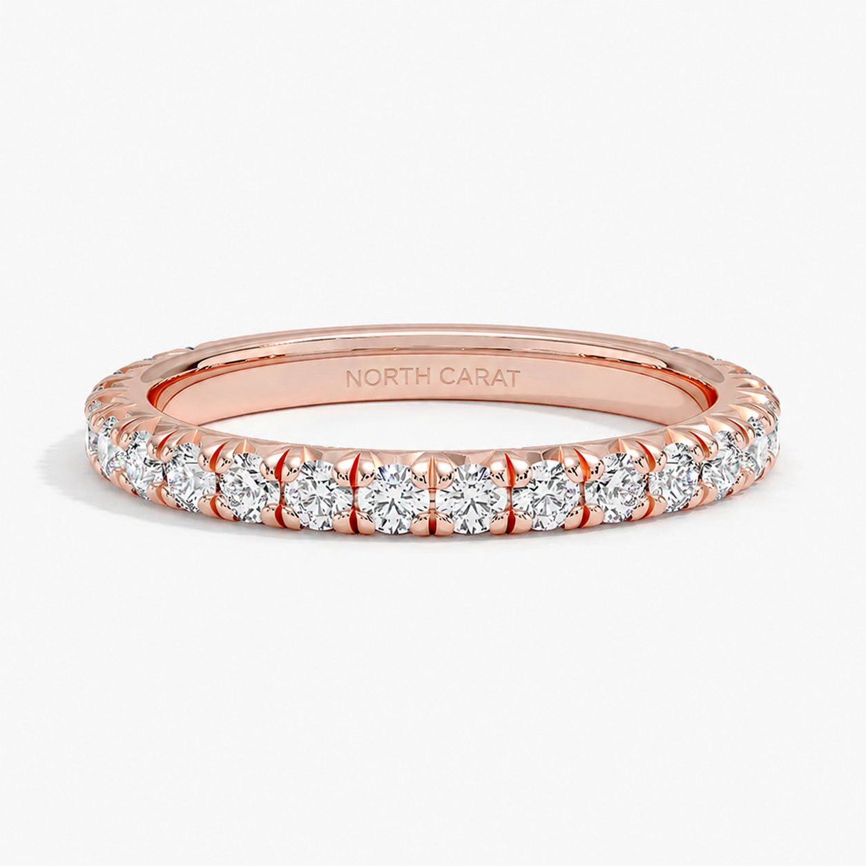 Three Quarter Pavé Diamond Band