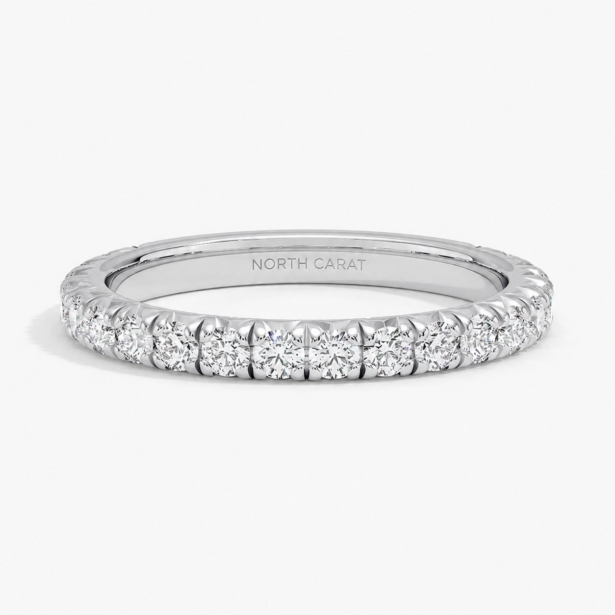 Three Quarter Pavé Diamond Band