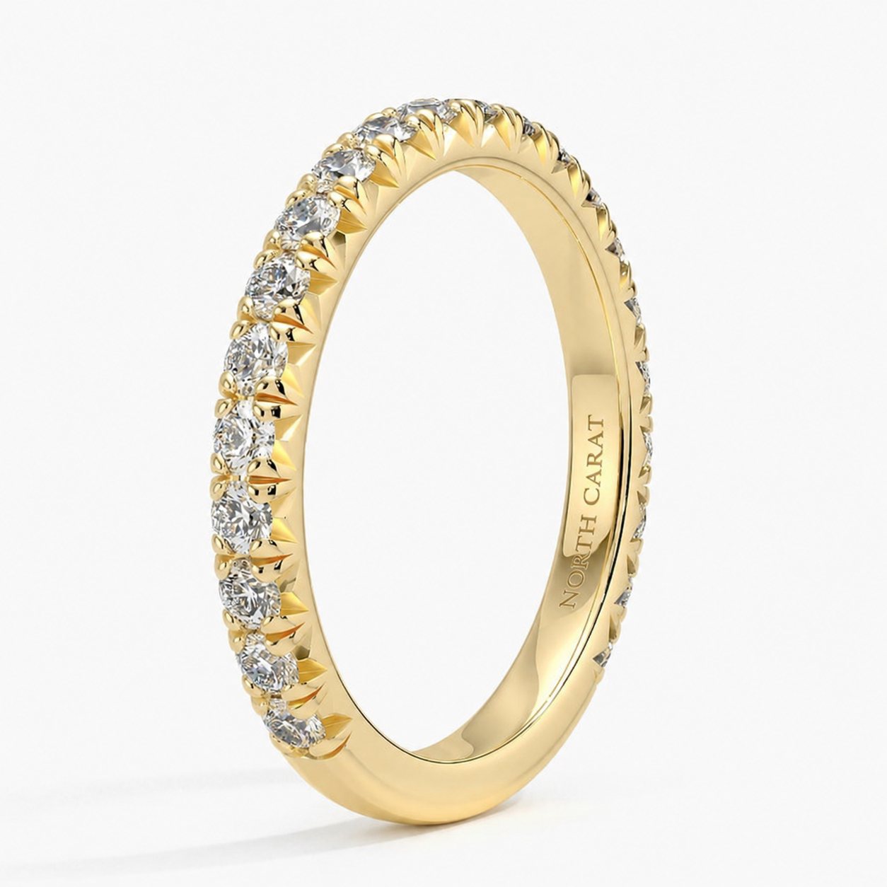 Three Quarter Pavé Diamond Band
