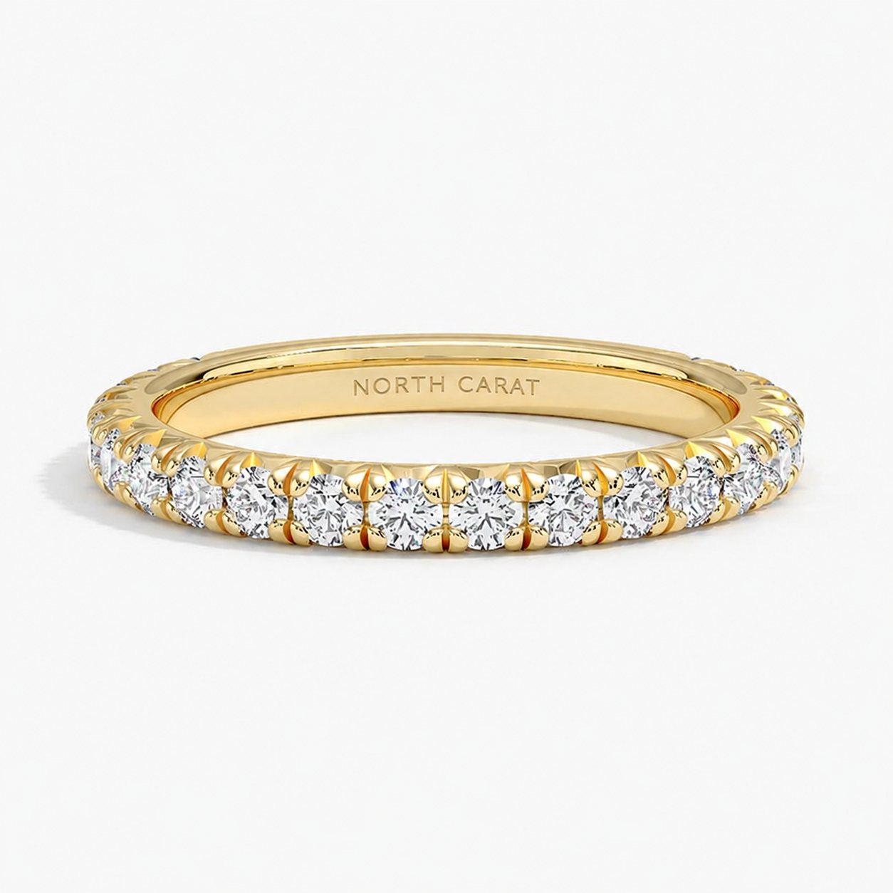 Three Quarter Pavé Diamond Band