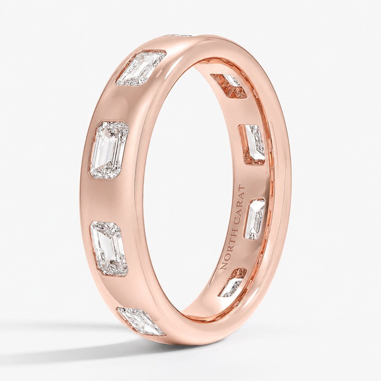 Baguette Flush-Set Band