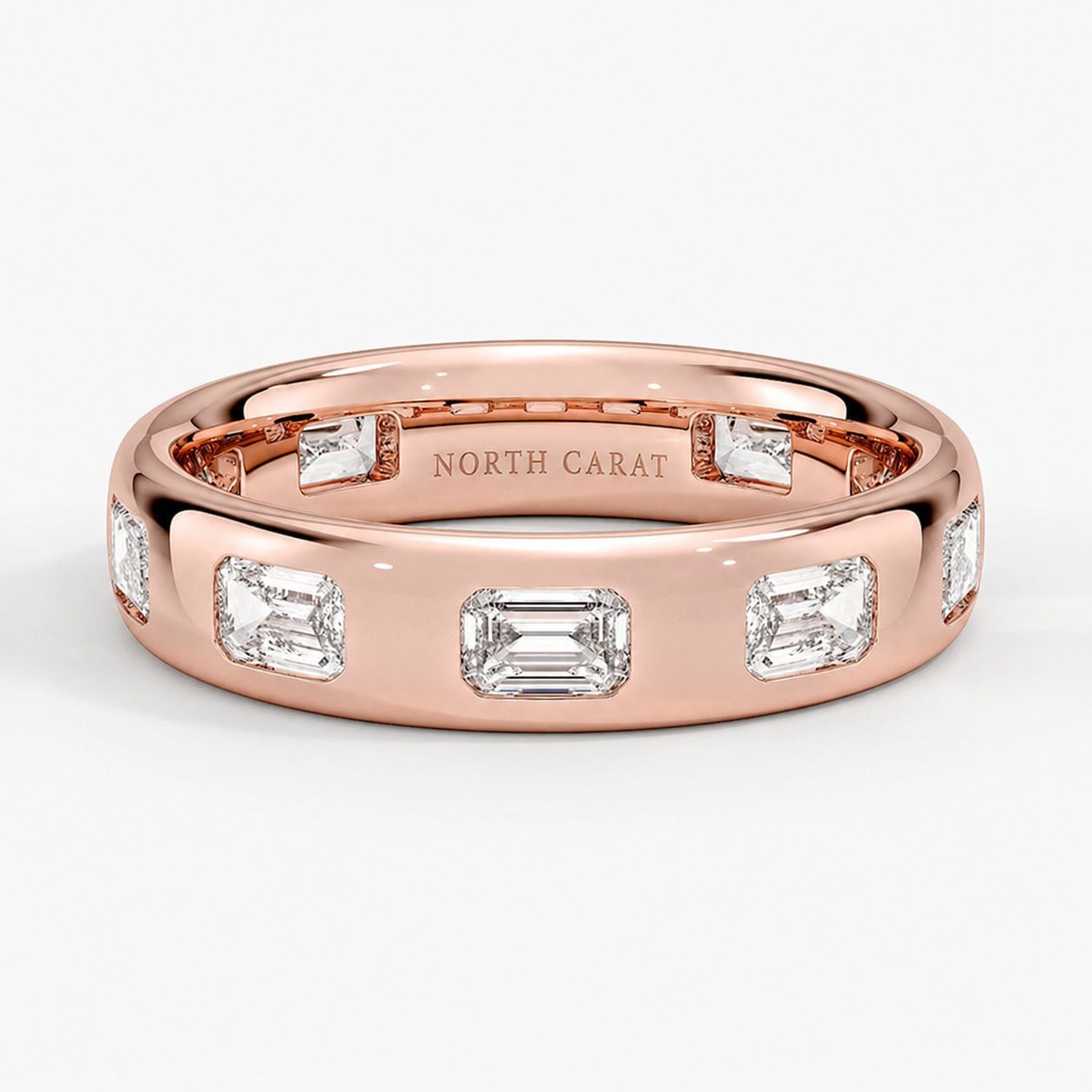 Baguette Flush-Set Band