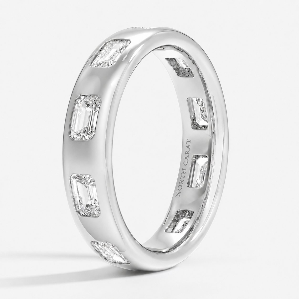 Baguette Flush-Set Band