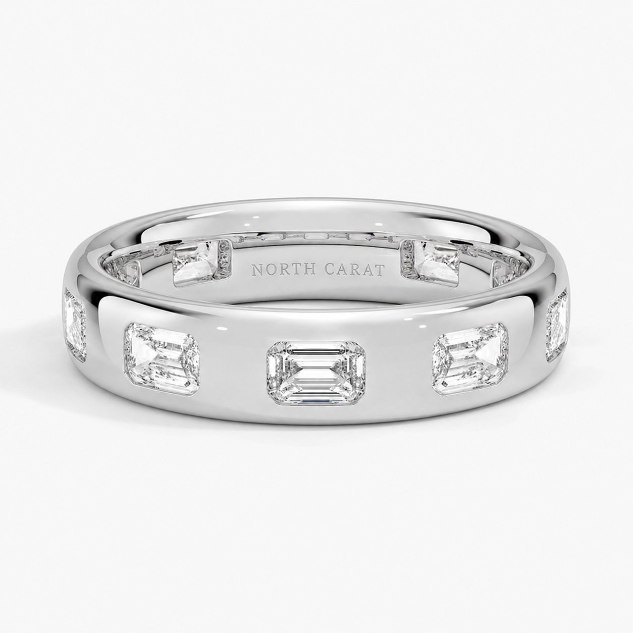 Baguette Flush-Set Band