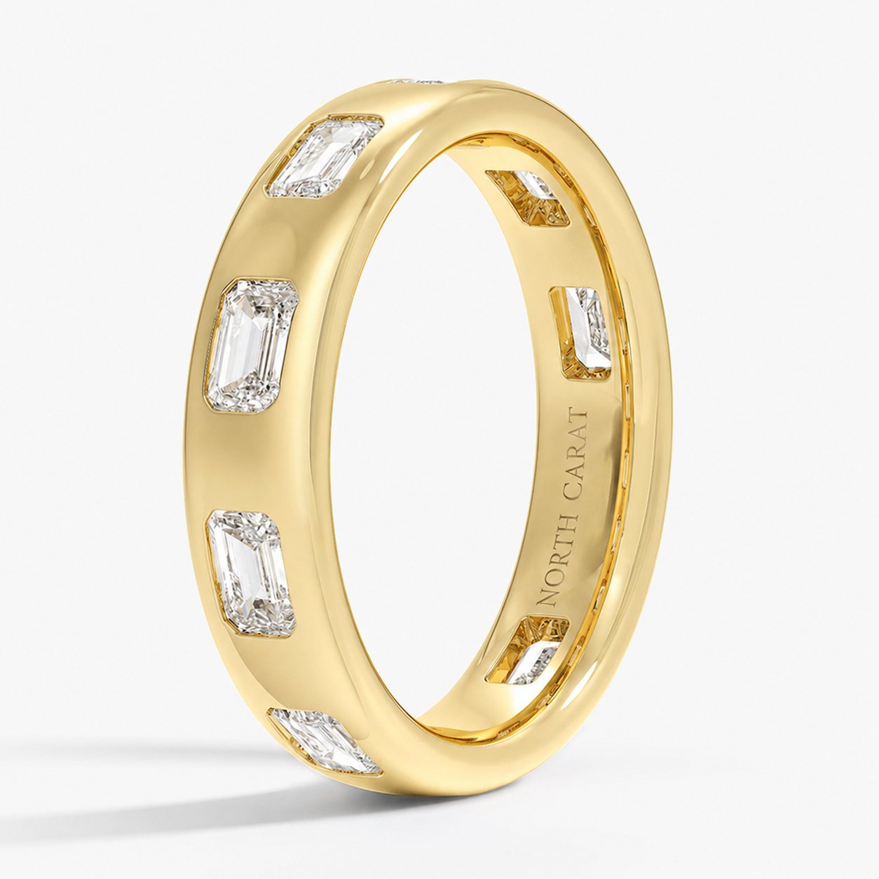 Baguette Flush-Set Band