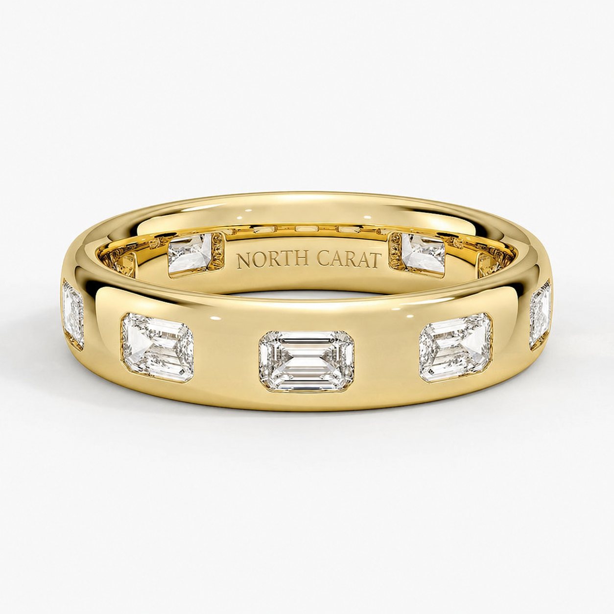 Baguette Flush-Set Band