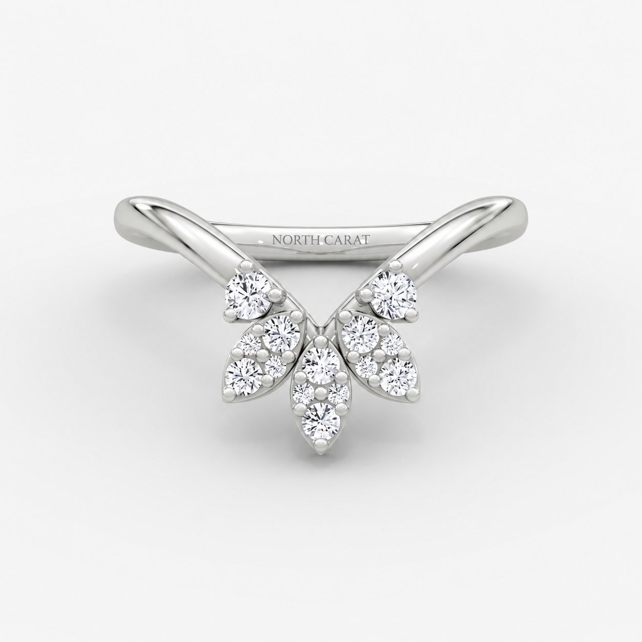 Floral Crown Diamond Band