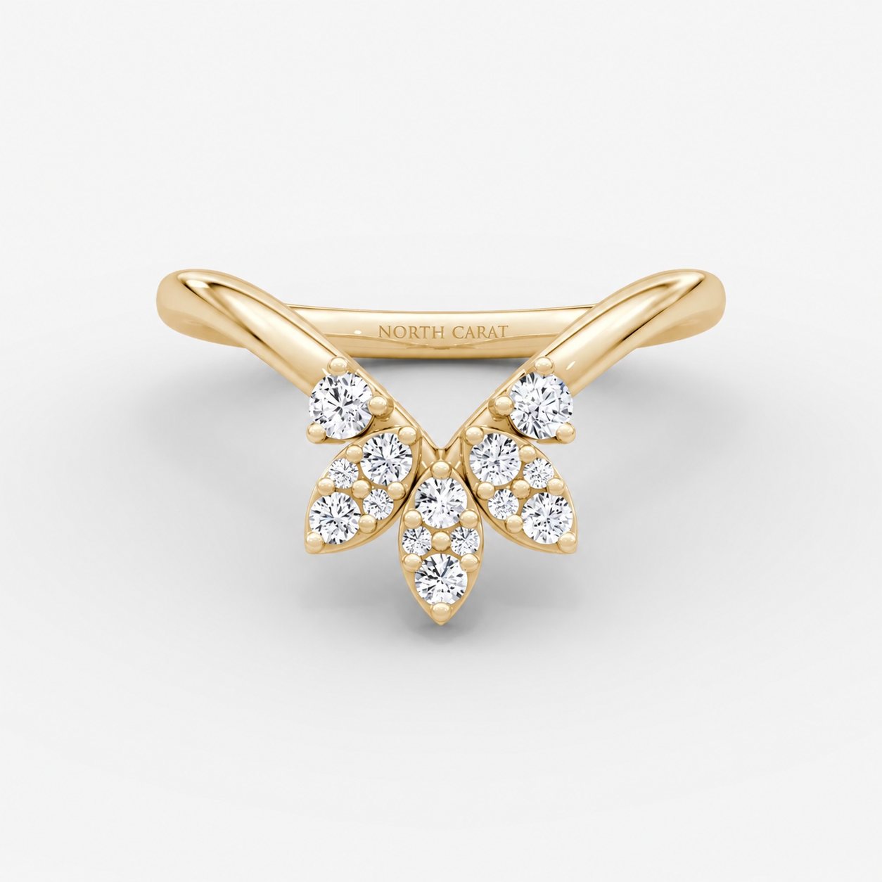 Floral Crown Diamond Band
