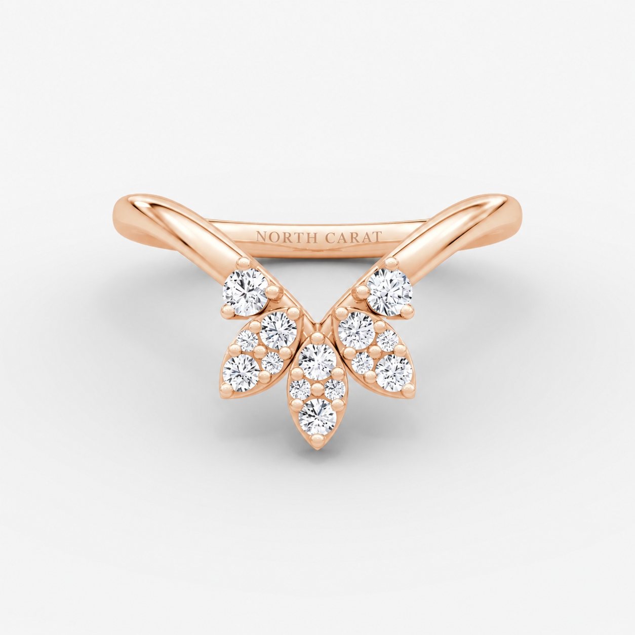 Floral Crown Diamond Band