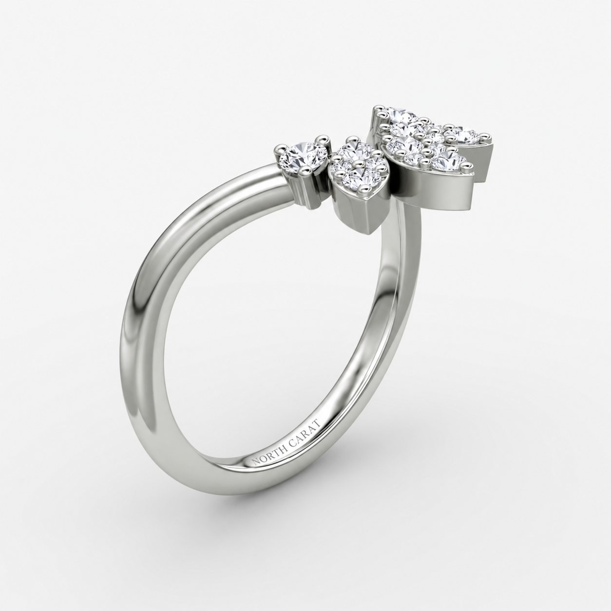 Floral Crown Diamond Band