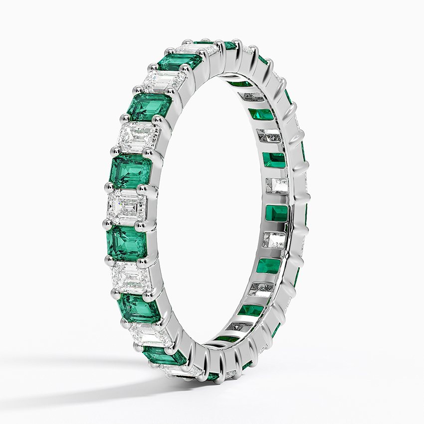 Emerald Diamond Alternating Band