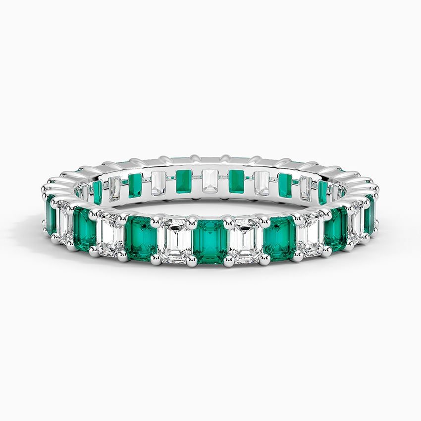 Emerald Diamond Alternating Band
