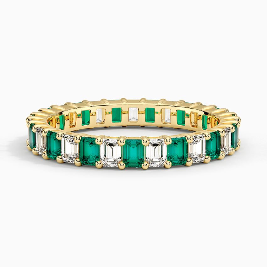 Emerald Diamond Alternating Band