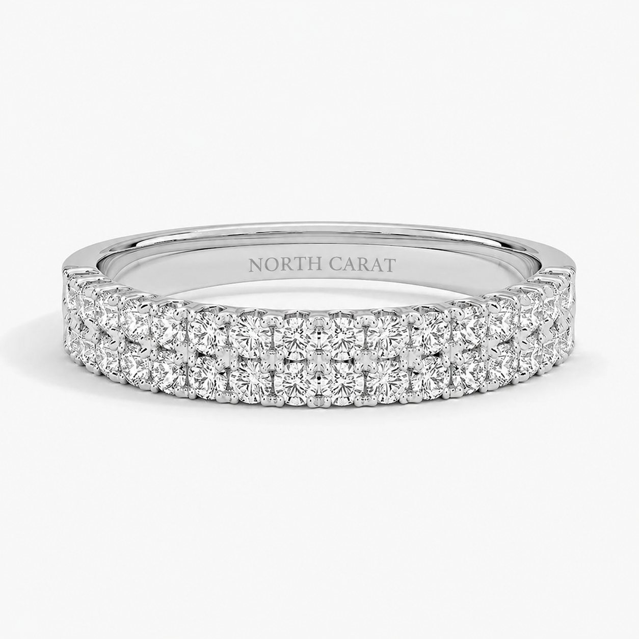 Twin Row Diamond Band