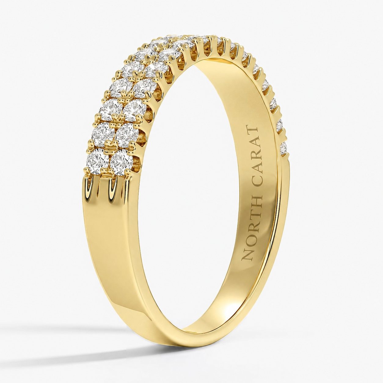 Twin Row Diamond Band