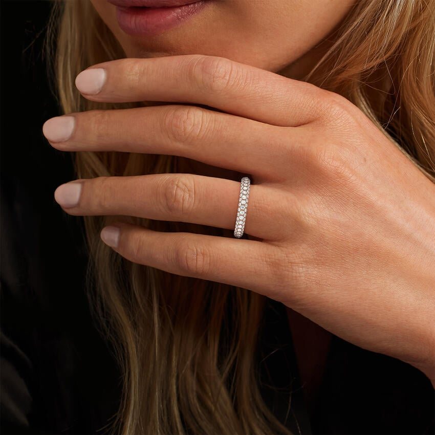 Double Row Eternity Band