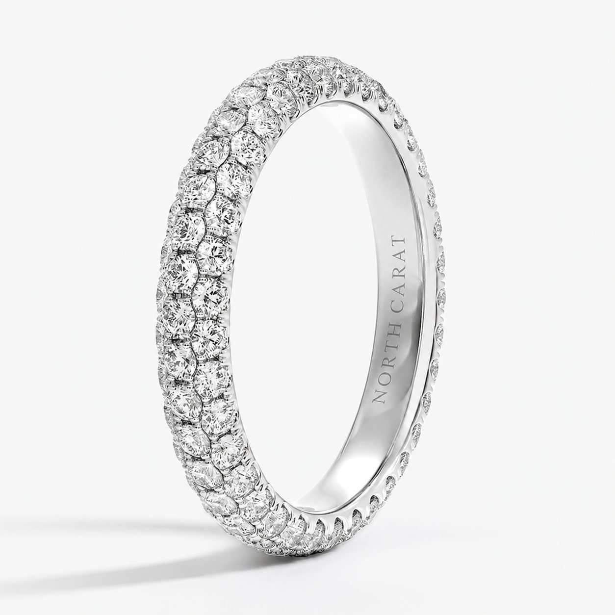 Double Row Eternity Band