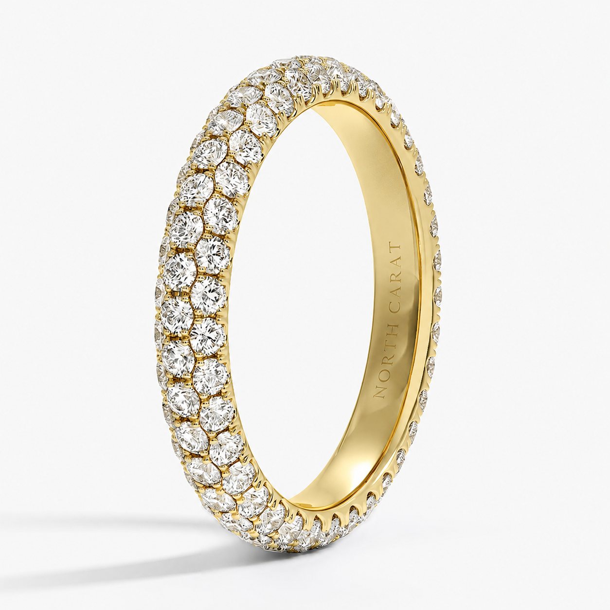 Double Row Eternity Band