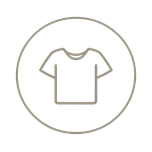 Shirt symbol for careful dressing.